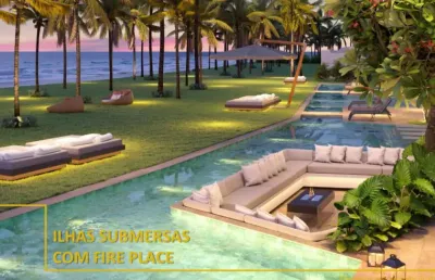Excelente studio a beira mar da praia de serrambi - ipojuca - pe