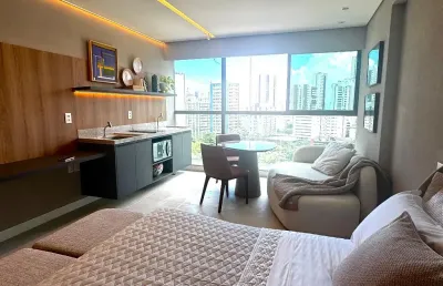 Excelente oportunidade pra morar ou investir 1 e 2 quartos em boa viagem - recife - pe