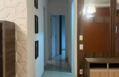 Apartamento com modulados e climatizado com 3 quartos no allegro residencial clube