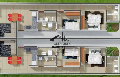 Casa com 2 dormitórios à venda, 70 m² por r$ 315.000,00 - shopping park - uberlândia/mg