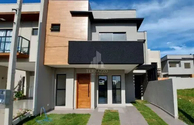 Sobrado com 3 dormitórios à venda, 120 m² por r$ 749.000,00 - costeira - são josé dos pinhais/pr