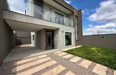 Sobrado com 3 dormitórios à venda, 145 m² por r$ 760.000 - barro preto - são josé dos pinhais/pr