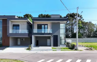 Sobrado com 3 dormitórios à venda, 257 m² por r$ 1.950.000 - aviação - são josé dos pinhais/pr