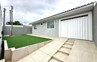 Casa com 4 dormitórios à venda, 128 m² por r$ 580.000 - planta quississana - são josé dos pinhais/pr