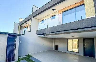 Sobrado com 3 dormitórios à venda, 163 m² por r$ 980.000,00 - cruzeiro - são josé dos pinhais/pr