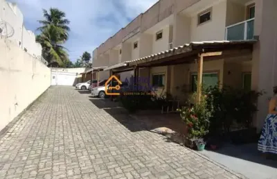 Casa em condomínio para venda em lauro de freitas, vila praiana, 2 dormitórios, 2 suítes, 2 banheiros, 2 vagas