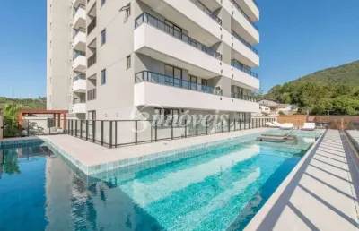Apartamento semimobiliado à venda, 3 quartos sendo 1 suíte, 2 vagas, catania residencial, bairro fazenda, itajaí-sc