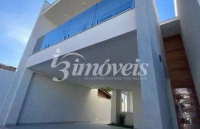 Sobrado novo à venda, residencial portovenere, com 3 suítes, 2 vagas, bairro são joão, itajaí-sc