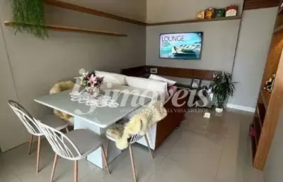 Apartamento mobiliado à venda, 2 quartos sendo 2 suítes, 2 vagas, ed. la villa santangelo, centro, itajaí-sc