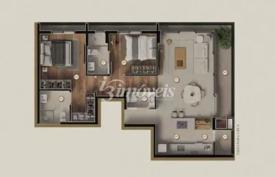 Apartamento à venda, 2 quartos sendo 2 suítes, 1 vaga, ed. moradas atalaia, bairro fazenda, itajaí-sc