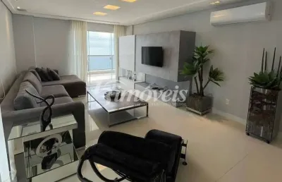 Apartamento para locação anual, frente mar, 03 quartos (sendo 03 suítes), 02 vagas, mobiliado, 240m², no centro de balneário camboriú-sc