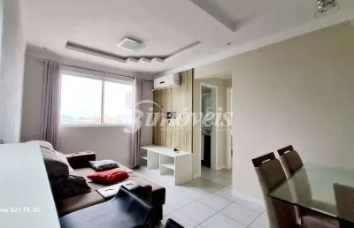 Apartamento para locação anual, mobiliado e equipado, 62m² privativos, com 2 quartos, 1 vaga de garagem coberta, no bairro cordeiros - itajaí