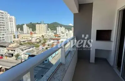 Apartamento semimobiliado para locação, 2 quartos sendo 1 suíte, 1 vaga de garagem, edifício due vite, bairro vila operária, itajaí - sc