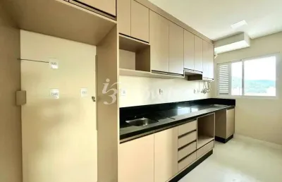 Apartamento semimobiliado para locação, 2 suítes, 2 vagas, lottus residence, bairro centro, itajaí-sc