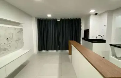 Apartamento semimobiliado para locação, 2 quartos (sendo 1 suíte), 1 vaga, edifício residencial lago di ledro, bairro são joão, itajaí - sc