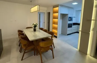 Apartamento para locação anual, mobiliado, 122 m² privativos, 3 suítes, 2 vagas, centro de balneário camboriú-sc.