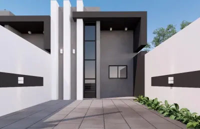 Linda casa no bairro florais com dois quartos  sendo um suite
