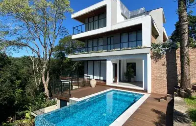 Casa em condomínio fechado com 3 quartos à venda na estrada porto chalana, 4011, interior, guatambú por r$ 3.100.000