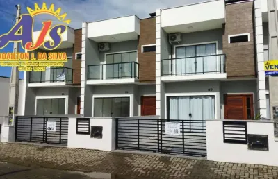 Sobrado para venda em balneário barra do sul, costeira, 3 dormitórios, 1 suíte, 3 banheiros, 2 vagas