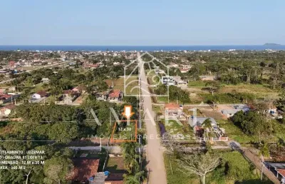 Terreno à venda na praia do ervino, são francisco do sul  por r$ 125.000