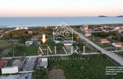 Terreno à venda na praia do ervino, são francisco do sul  por r$ 200.000
