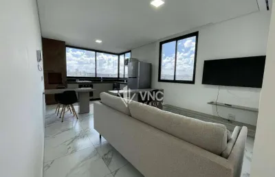 Flat com 1 quarto para alugar, 33 m² por r$ 2.500/mês - centro - betim/mg