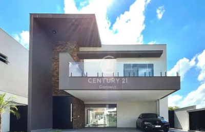 Casa com 3 dormitórios à venda, 302 m² por r$ 3.090.000,00 - alphaville nova esplanada - votorantim/sp