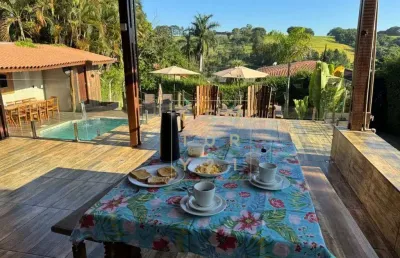 Casa com 4 quartos para alugar, 300 m² por r$ 6.900/mês - residencial aquarius - araçoiaba da serra/sp