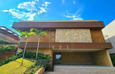 Casa com 4 quartos, 380 m² - venda por r$ 3.900.000  alphaville nova esplanada - votorantim/sp