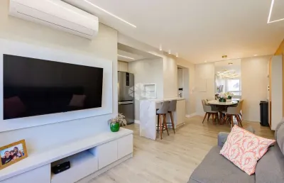 Apartamento mobiliado com 3 dormitórios no bairro lindóia
