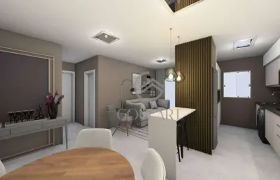 Lindo apartamento mobiliado de 2 quartos á venda na zona norte
