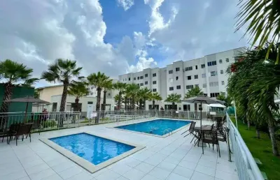Apartamento para venda possui 44 m2 com 2 quartos em tamatanduba - eusébio - ceará