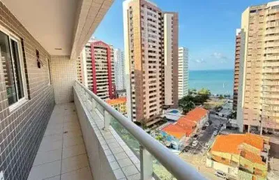 Apartamento com 2 quartos à venda na rua da paz, 390, mucuripe, fortaleza, 86 m2 por r$ 850.000