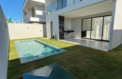 Imóvel para venda possui 220 metros quadrados com 4 quartos em cidade alpha - eusébio - ce