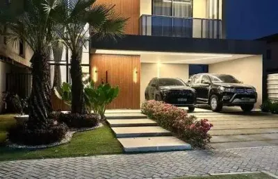 Imóvel para venda possui 295 metros quadrados com 4 quartos em cidade alpha - eusébio - ce