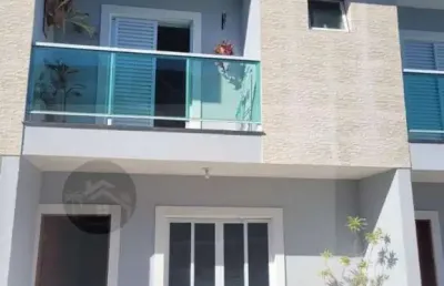 Sobrado em condomínio mobiliado para venda em caraguatatuba, praia das palmeiras, 2 dormitórios, 2 suítes, 1 banheiro, 2 vagas