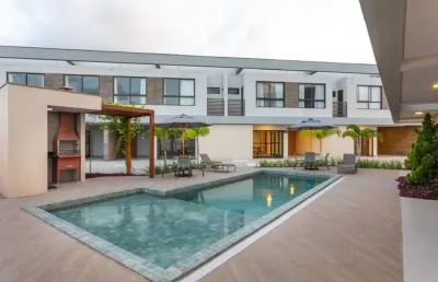 Casa dúplex em subcondominio no mar de tabatinga condomínio club!