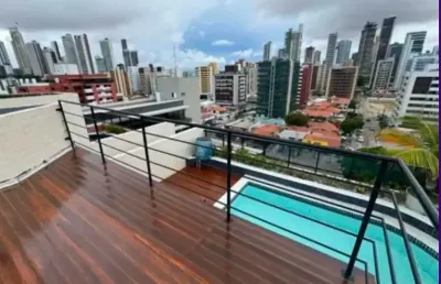 Cobertura com 4 quartos para alugar na Avenida Antônio Lira, Cabo Branco, João Pessoa