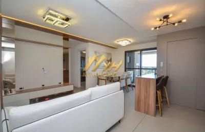 Apartamento com 2 quartos à venda na rua alberto potier, 30, boa vista, curitiba, 74 m2 por r$ 1.190.000
