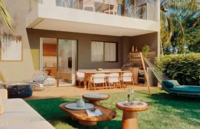Apartamento garden à venda em ipojuca, praia do cupe, com 4 quartos, 150m²