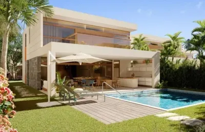 Casa de condomínio à venda em tamandaré, carneiros, com 4 quartos, 406m²