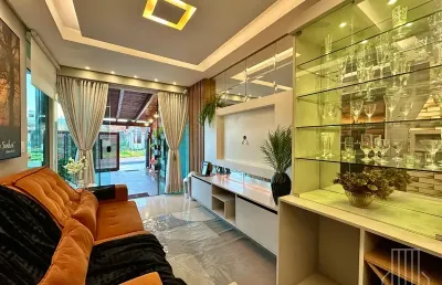 Linda casa 2 dormitórios mobiliada e decorada non guarani em capão