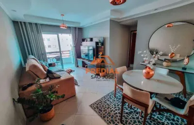 Apartamento com 3 dormitórios à venda, 78 m² por r$ 540.000,00 - palmeiras de são josé - são josé dos campos/sp