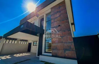 Reserva rudá | sobrado 220m² de construção |  3 suítes com varanda, área gourmet, 2 vagas