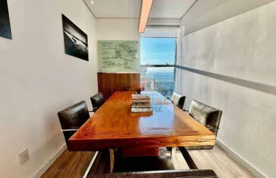 Sala comercial no helbor offices – andar alto, vista incrível - 40 m²