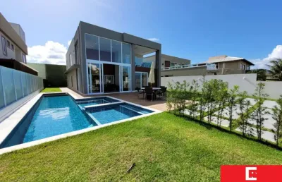 Casa com 6 quartos à venda na rua guarajuba, guarajuba, camaçari por r$ 3.200.000