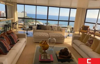 Apartamento com 4 quartos à venda na rua rio vermelho, rio vermelho, salvador, 320 m2 por r$ 1.700.000