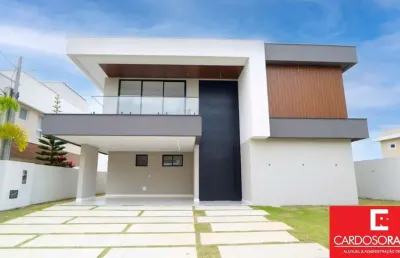 Casa com 5 quartos à venda na alphaville litoral norte i, alphaville (abrantes), camaçari, 564 m2 por r$ 2.850.000
