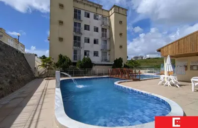 Apartamento com 3 quartos para alugar na rua josé leite, caji, lauro de freitas, 56 m2 por r$ 800