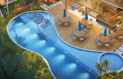 Apartamento com 2 quartos à venda na avenida praia de itacimirim, itacimirim, camaçari, 73 m2 por r$ 725.000